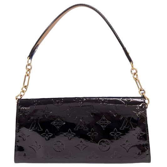 LOUIS VUITTON ルイヴィトン 長財布 ヴェルニ サンセット・ブルーバード モノグラム M93542 パテントレザー ブラウン 茶 レディース 約240g【中古品】