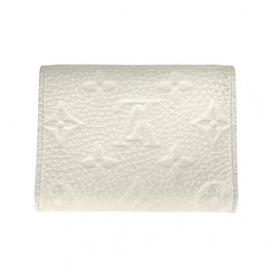 LOUIS VUITTON ルイヴィトン カードケース アンヴェロップ・カルト ドゥ ヴィジット 名刺入れ 定期入れ パスケース M83306 モノグラムアンプラント ホワイト 白 シルバー金具 レディース【中古品】