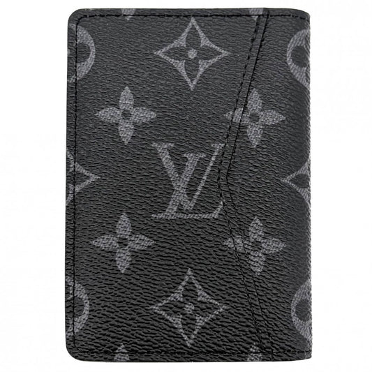 LOUIS VUITTON ルイヴィトン カードケース モノグラムエクリプス オーガナイザードゥポッシュ 名刺入れ 定期入れ 小物 ヴィヴィエンヌ M61696 ブラック 黒 メンズ【中古品】