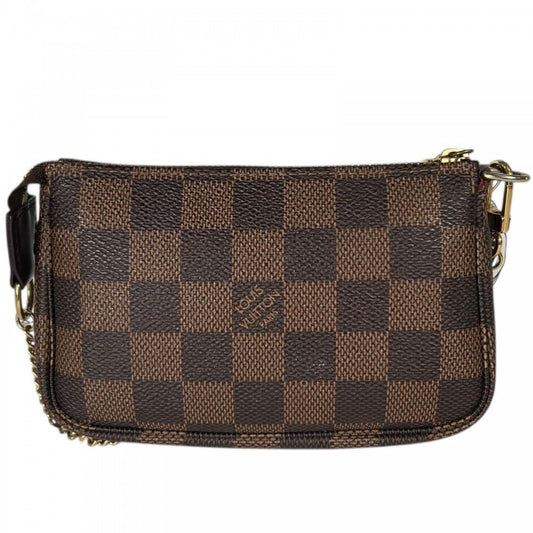 LOUIS VUITTON ルイヴィトン ポーチ アクセソワール N58009 ダミエキャンバス ブラウン 茶 ゴールド金具 レディース【中古品】