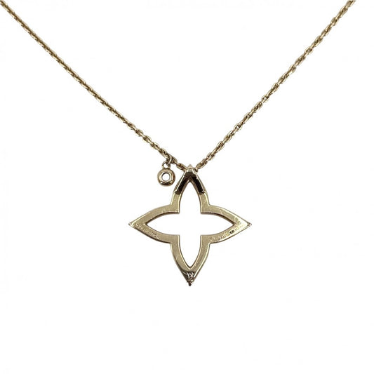 LOUIS VUITTON ルイヴィトン ネックレス ペンダント オンブレ ブロッサム アクセサリー ジュエリー 18金PG Au750 K18ピンクゴールド ダイヤモンド0.1ct Q03083 レディース 約6.2g【中古品】