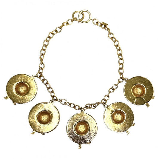 CHANEL シャネル ネックレス ハットモチーフ 麦わら帽子 アクセサリー ヴィンテージ GP ゴールド レディース 約134.8g【中古品】