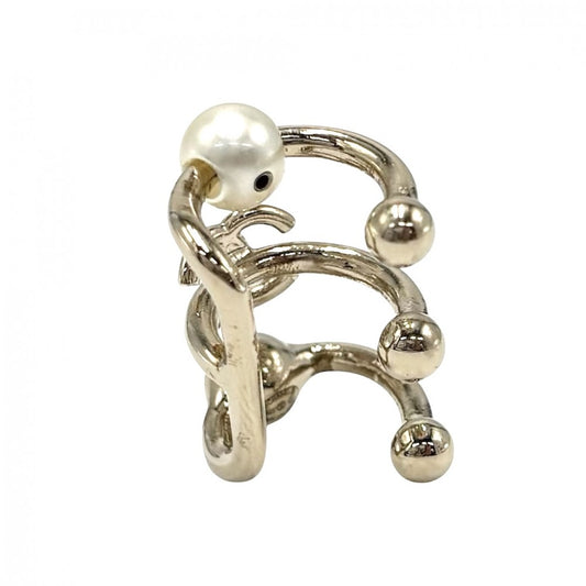 CHANEL シャネル イヤリング イヤーカフ ココマーク アクセサリー GP フェイクパール ラインストーン B22C ゴールド金具 レディース 約3.9g【中古品】