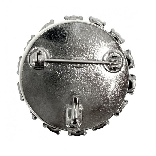 CHANEL シャネル ブローチ ラウンド ココマーク アクセサリー ラインストーン 00A レディース 約14.1g 2000年【中古品】