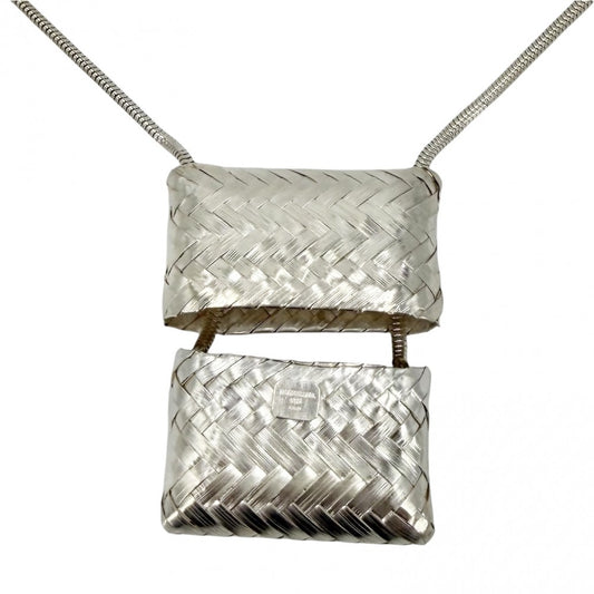 【開店SALE】 TIFFANY&Co. ティファニー ネックレス ピルケース ジュエリー アクセサリー シルバー925 レディース 約45.6g【中古品】