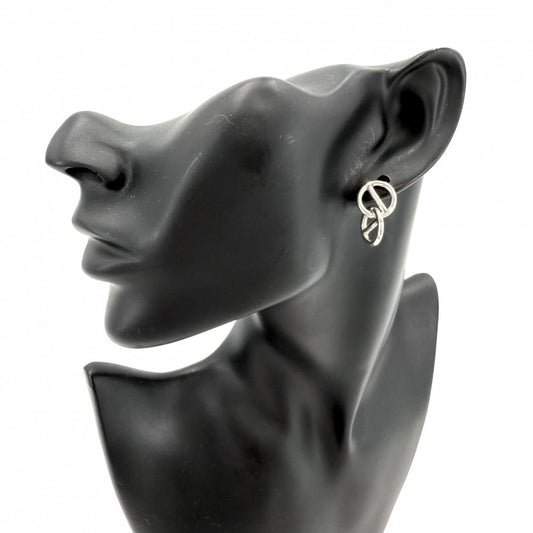 HERMES エルメス ピアス ミニシェーヌダンクル アクセサリー ジュエリー シルバー925 レディース 約6.1g【中古品】