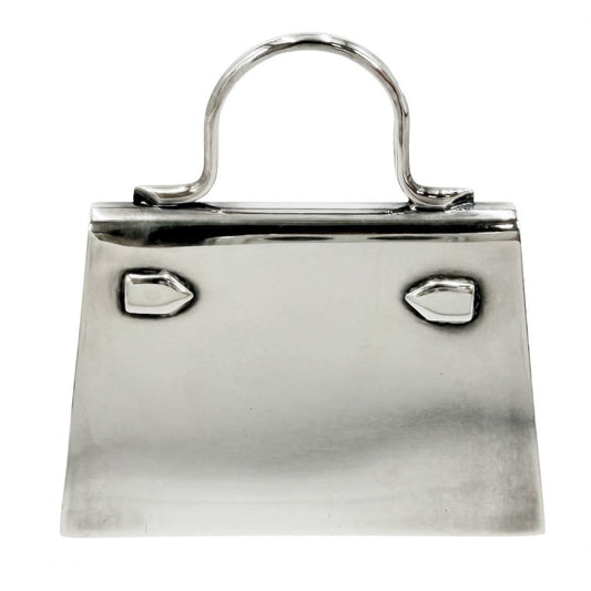 HERMES エルメス 雑貨 ケリーモチーフ ピルケース 小物 シルバー925 ユニセックス 約38.9g【中古品】