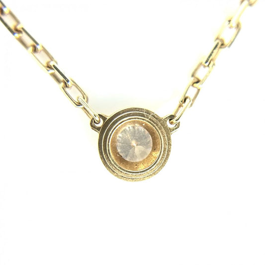 CARTIER カルティエ ネックレス ダム―ル XS 一粒ダイヤ ジュエリー 18金YG Au750 K18イエローゴールド ダイヤモンド0.04ct B6045617 レディース 約2.7g【中古品】