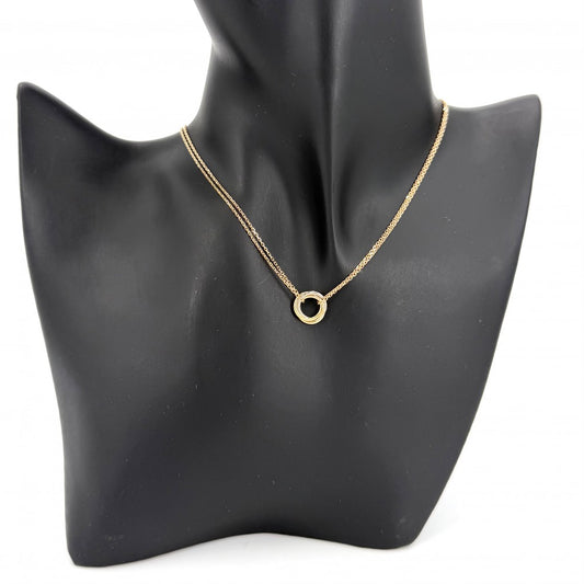 【開店SALE】 CARTIER カルティエ ネックレス トリニティ 3カラー ペンダント ジュエリー アクセサリー Au750 18金 K18ピンクゴールド K18イエローゴールド K18ホワイトゴールド ゴールド レディース 約3.9g【中古品】
