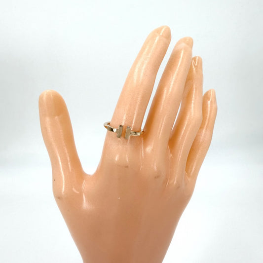 【開店SALE】 TIFFANY&Co. ティファニー 指輪 ティファニーT Tワイヤーリング ジュエリー アクセサリー 18金PG Au750 K18ピンクゴールド 約12号 レディース 約3.0g【中古品】