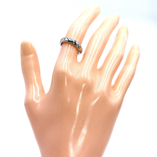 TIFFANY&Co. ティファニー 指輪 ドッツリング ジュエリー アクセサリー Pt950プラチナ ダイヤモンド 約7.5号 レディース 約7.4g【中古品】