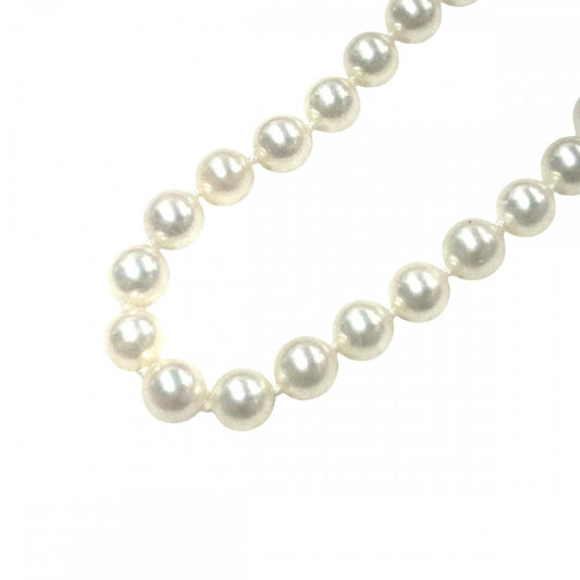 TIFFANY&Co. ティファニー ネックレス パールネックレス シグネチャー 真珠 ジュエリー アクセサリー K18イエローゴールド パール パール レディース 約18.2g【中古品】