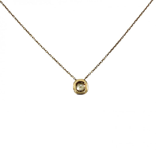 TIFFANY&Co. ティファニー ネックレス ビゼット ジュエリー アクセサリー 一粒ダイヤ 18金YG Au750 K18イエローゴールド ダイヤモンド レディース 約2.2g【中古品】