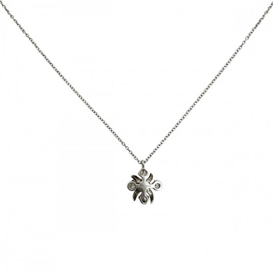 TIFFANY&Co. ティファニー ネックレス ジャンシュランバージェ Sixteen Stone クロスステッチ アクセサリー ジュエリー Pt950プラチナ ダイヤモンド0.21ct 60022675 レディース 約4.4g【中古品】