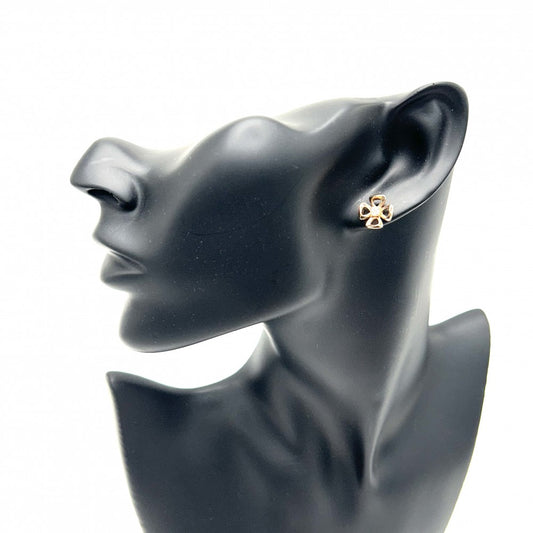 【開店SALE】 BVLGARI ブルガリ ピアス フィオレヴァー アクセサリー ジュエリー 18金PG Au750 K18ピンクゴールド ダイヤモンド レディース 約4.3g【中古品】