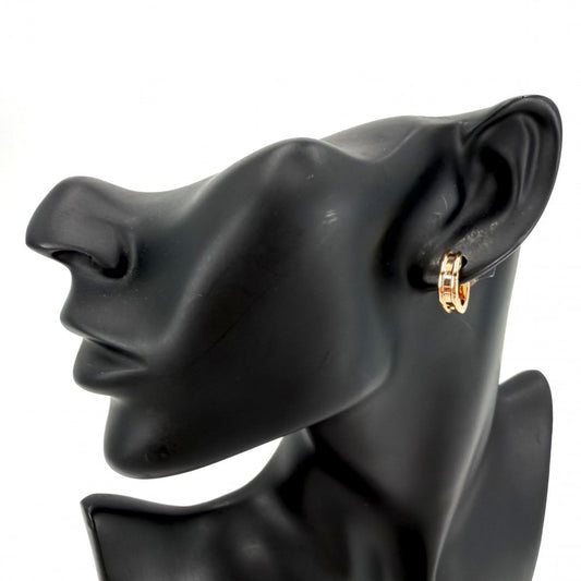 BVLGARI ブルガリ ピアス ビーゼロワン アクセサリー ジュエリー B-zero1 18金PG Au750 K18ピンクゴールド レディース 約8.3g【中古品】