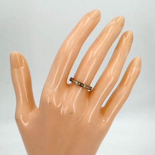 Damiani ダミアーニ 指輪 ベルエポックダイヤリング ジュエリー アクセサリー 18金PG 750 K18ピンクゴールド ダイヤモンド 約6.5号 ゴールド レディース 約2.2g【中古品】
