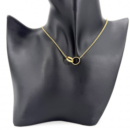 CARTIER カルティエ ネックレス ベビーラブ LOVE ジュエリー アクセサリー Au750 18金YG K18イエローゴールド レディース 約6.7g【中古品】