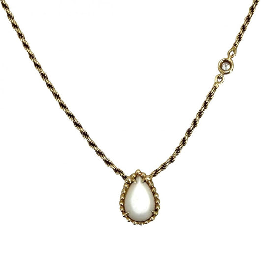 Boucheron ブシュロン ネックレス セルパンボエム アクセサリー ペンダント SERPENT BOHÈME エクストラスモール ジュエリー Au750 18金YG K18イエローゴールド ホワイトマザーオブパール0.75ct JPN00626 ゴールド ホワイト 白 レディース 約4.5g【中古品】