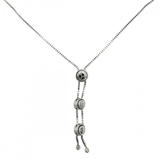 TASAKI タサキ ネックレス トリロジー 三連 ペンダント 18金 K18WG ジュエリー アクセサリー K18ホワイトゴールド ダイヤモンド0.37ct レディース 約6.2g【中古品】