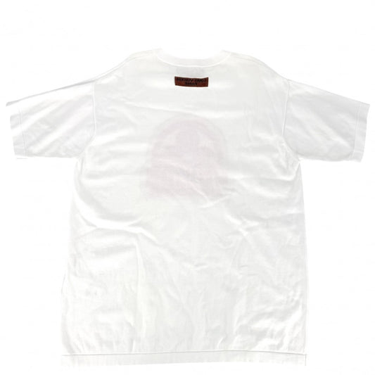 LOUIS VUITTON ルイヴィトン 半袖Tシャツ ロゴ アパレル トップス 服 RM232M HA0 HPN30W M ホワイト 白 ピンク 春 夏 コットン メンズ【中古品】