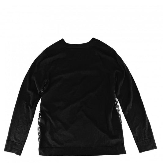 【開店SALE】 LOUIS VUITTON ルイヴィトン カーディガン キャットグラム 猫 トップス アパレル 服 L ブラック 黒 春 秋 冬 ウール シルク レディース【中古品】