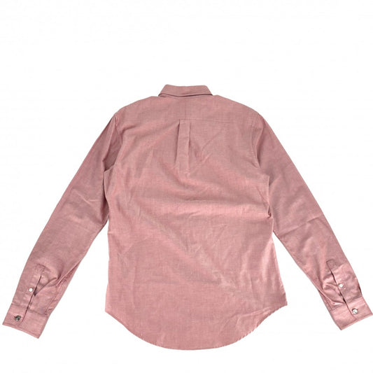 LOUIS VUITTON ルイヴィトン 長袖シャツ LV刺繍 アパレル トップス 服 S レッド 赤 オールシーズン コットン メンズ【中古品】