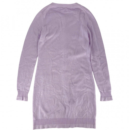 CHANEL シャネル カーディガン バイカラー ココボタン ロングカーディガン トップス 服 アパレル 38 パープル 紫
イエロー 秋 冬 カシミヤ レディース【中古品】