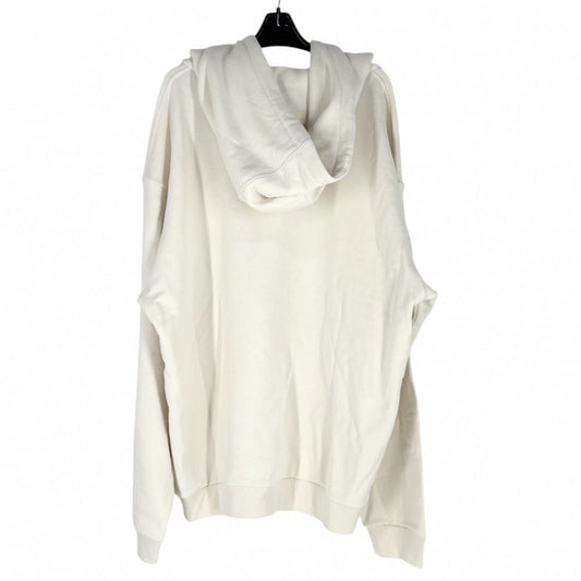 【開店SALE】 GUCCI グッチ パーカー ロゴ プルオーバー トップス アパレル 服 XL 770839 ホワイト 白 春 秋 冬 コットン メンズ【中古品】