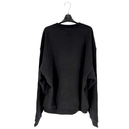 GUCCI グッチ スウェット ロゴ プルオーバー トップス アパレル 服 トレーナー XL 768460 ブラック 黒 春 秋 冬 コットン メンズ【中古品】