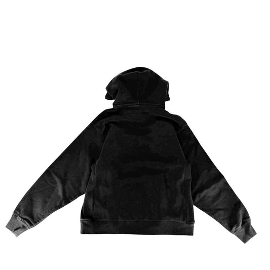 【開店SALE】 GUCCI グッチ パーカー プルオーバー フーディー トップス アパレル 服 M 569828 ブラック 黒 レッド 赤 春 秋 冬 コットン メンズ【中古品】