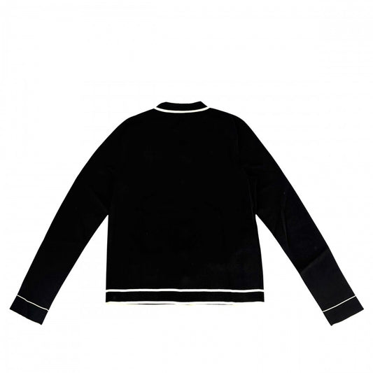 【開店SALE】 GUCCI グッチ カーディガン GG バイカラー トップス 服 アパレル S 629433 ブラック 黒 ホワイト 白 春 秋 レーヨン ポリエステル レディース【中古品】