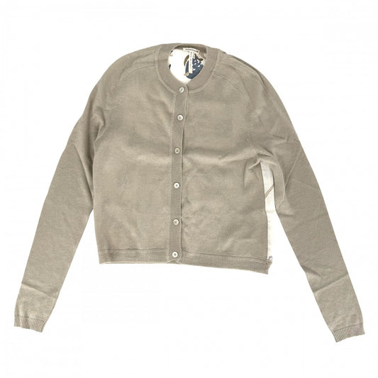 HERMES エルメス セット カーディガン ノースリーブ マルジェラ期 魚 アパレル 服 XS ベージュ 春 夏 麻 レディース【中古品】
