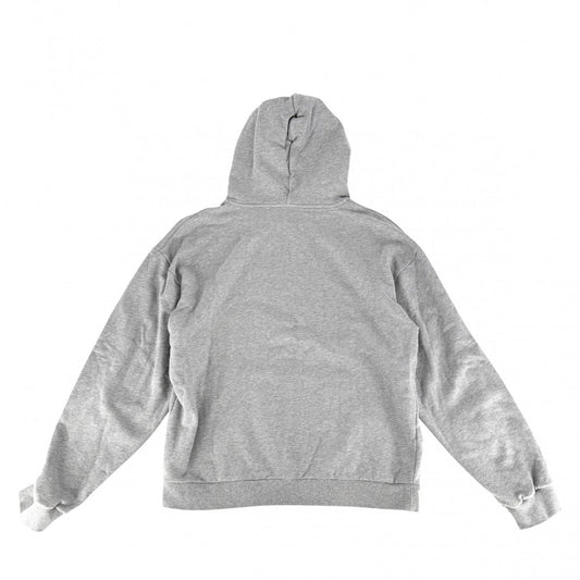 【開店SALE】 CELINE セリーヌ パーカー ルーズフーディー トップス アパレル 服 XXL 2Y321670Q グレー シルバー金具 春 秋 冬 コットン メンズ【中古品】