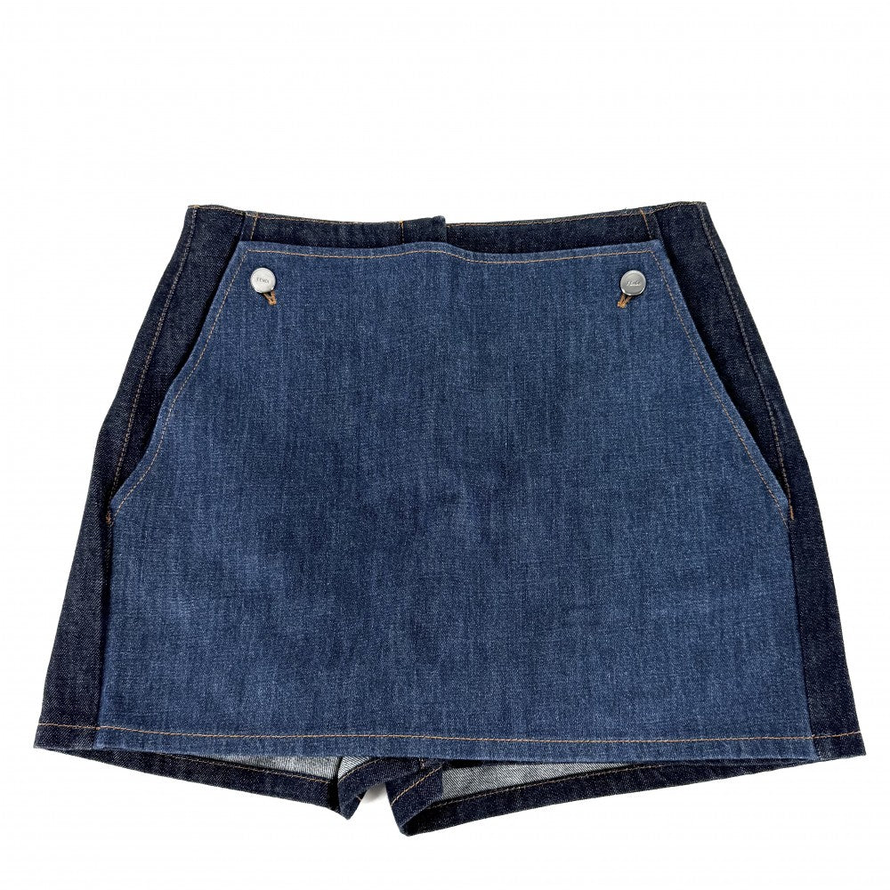 FENDI フェンディ ボトムス デニム キュロットパンツ ショートパンツ