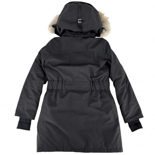 CANADA GOOSE カナダグース ダウンジャケット トリリウムパーカ フュージョンフィット ヘリテージ アウター Trillium Parka Fusion Fit Heritage S 6660LA ブラック 黒 ブラック金具 冬 ポリエステル コットン レディース【中古品】