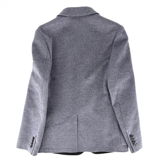 Berluti ベルルッティ アウター テーラードジャケット アパレル 服 48 グレー ブルー 青 春 秋 ウール カシミヤ レディース【中古品】