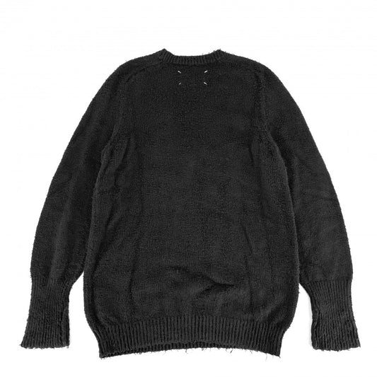 MARTIN MARGIELA マルタンマルジェラ ニット Maison Margiela メゾンマルジェラ 4ステッチ ロングニット トップス 服 アパレル XS S51GP0225 S17664 ネイビー 紺 秋 冬 コットン ナイロン レディース【中古品】