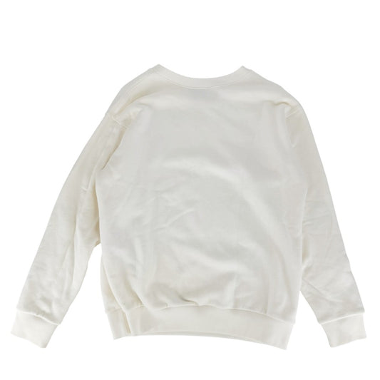 【開店SALE】 GUCCI グッチ スウェット ロゴ トップス クルーネック 服 アパレル XS 617964 オフホワイト 春 夏 コットン ラインストーン メンズ【中古品】