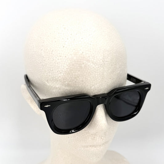 サングラス JACQUESMARIEMAGE ジャックマリーマージュ ファッションアイテム ヴァンドーム VENDOME 眼鏡 ブラック 黒 シルバー金具 メンズ【中古品】