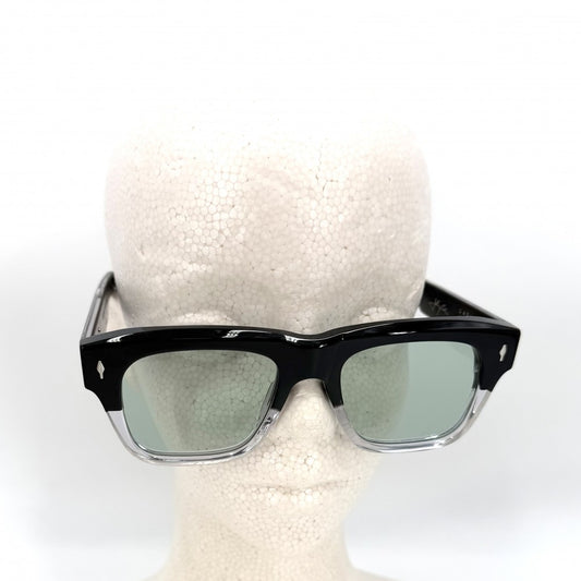 サングラス JACQUESMARIEMAGE ジャックマリーマージュ ファッションアイテム 眼鏡 ブラック 黒 シルバー金具 メンズ【中古品】