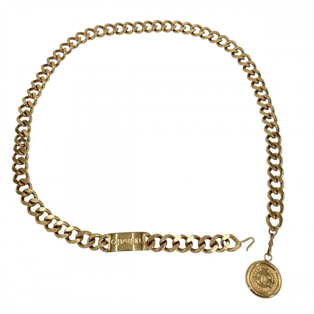 CHANEL シャネルゴールドチェーンベルト CHANEL シャネル ベルト ココマーク チェーンベルト ファッション