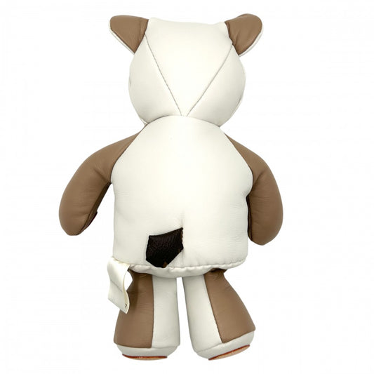 LOUIS VUITTON ルイヴィトン 雑貨 テディベア ドゥドゥ・ルイ ぬいぐるみ インテリア 小物 メンズ レディース GI0142 レザー プラッシュ ベージュ ブラウン 茶 ユニセックス【中古品】