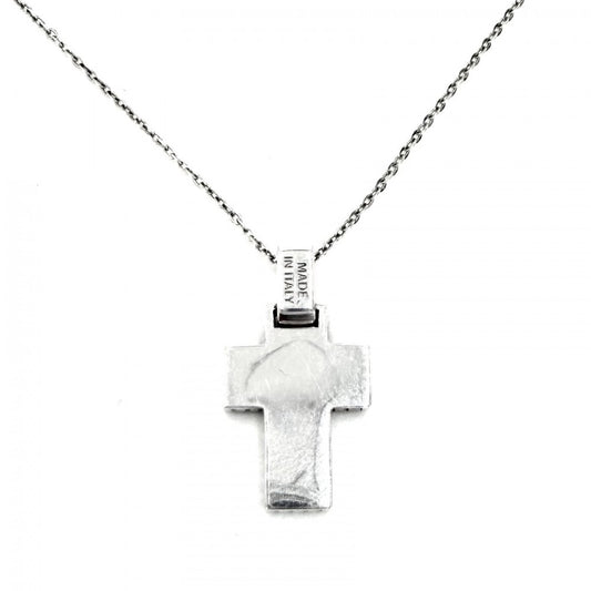 Damiani ダミアーニ ネックレス メトロポリタンドリーム ジュエリー アクセサリー メンズ レディース ペンダント クロス Au750 18金WG K18ホワイトゴールド ダイヤモンド ユニセックス 約4.6g【中古品】