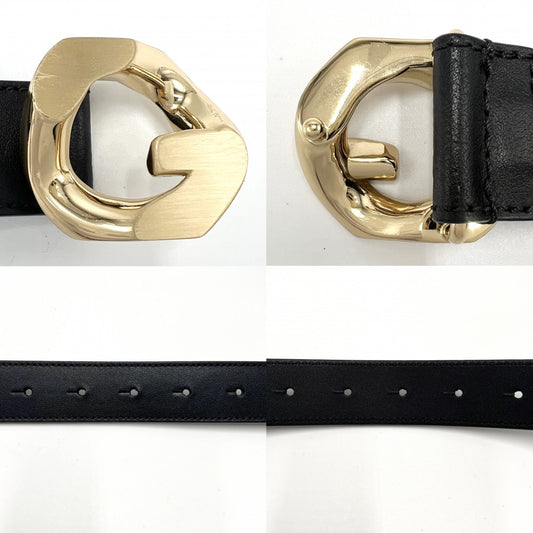 Givenchy ジバンシー ベルト ファッションアイテム ジバンシィ レザー ブラック 黒 シルバー金具 レディース【中古品】