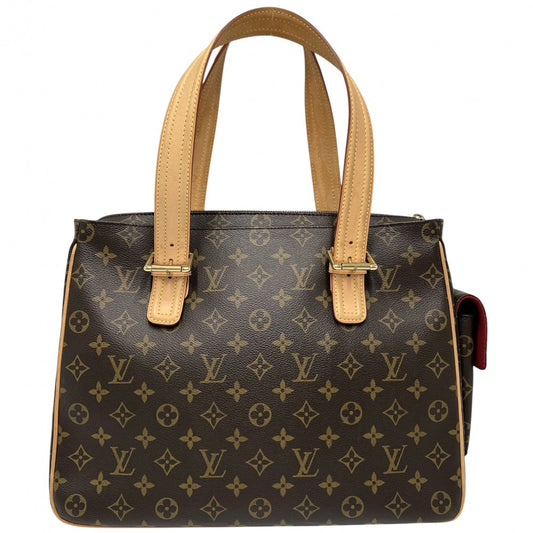 LOUIS VUITTON ルイヴィトン トートバッグ ミュルティプリシテ ハンドバッグ M51162 モノグラムキャンバス ブラウン 茶 ゴールド金具 レディース【中古品】