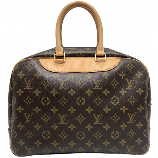 LOUIS VUITTON ルイヴィトン ハンドバッグ ドーヴィル ミニボストンバッグ ボーリングバッグ 鞄 かばん M47270 モノグラムキャンバス ブラウン 茶 ゴールド金具 レディース【中古品】