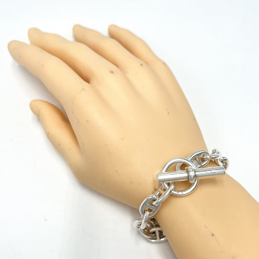 HERMES エルメス ブレスレット シェーヌダンクルMM アクセサリー ジュエリー 18コマ シルバー925 メンズ 約64.7g【中古品】