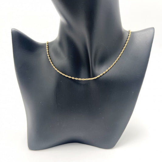 HERMES エルメス ネックレス シェーヌダンクル TTPMミニ チェーン ジュエリー アクセサリー Au750 18金 K18イエローゴールド レディース 約5.8g【中古品】