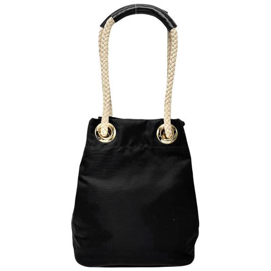 PRADA プラダ ハンドバッグ マリナースモール バケットバッグ Re-Nylon メンズ レディース 1BE082 ナイロン ブラック 黒 シルバー金具 レディース【中古品】